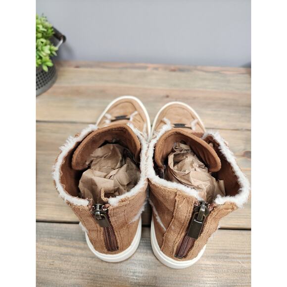 UGG Women's Nuray High Top Sneakers SIZE 7.5 Chestnut Suede Brown - Picture 5 of 9